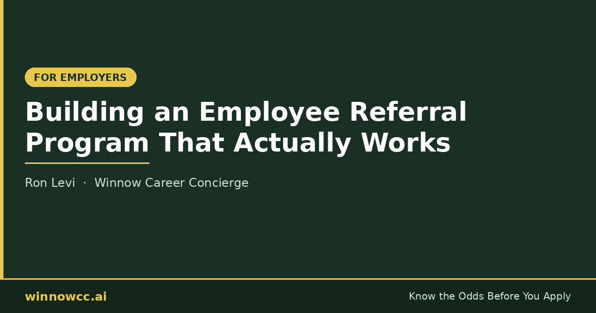 Building an Employee Referral Program That Actually Works
