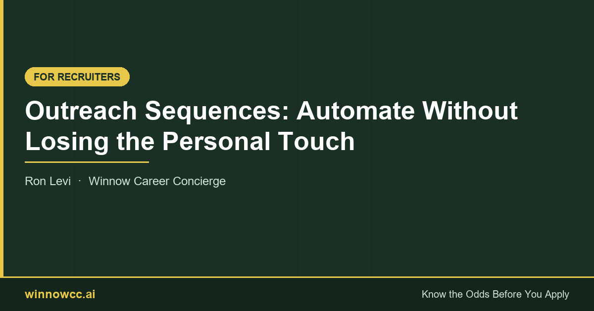 Outreach Sequences: Automate Without Losing the Personal Touch